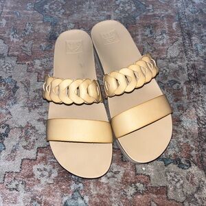 Reef Women's Cushion Vista Hi Twist Player Sandals 10